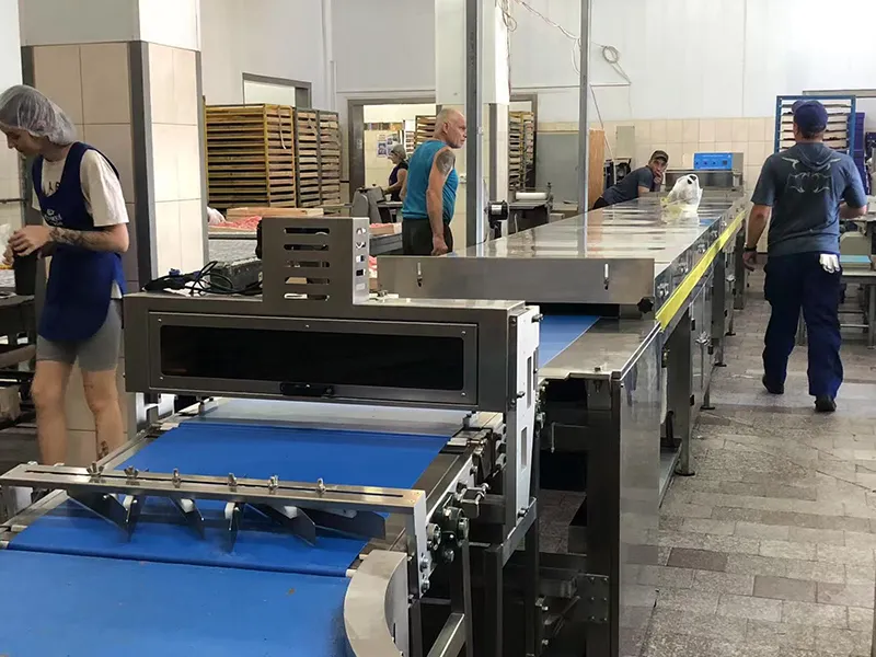 Línea de producción de barras de chocolate totalmente automatizada para un cliente ucraniano