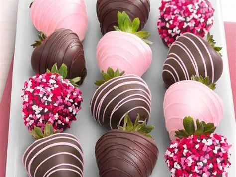 Frutas cubiertas de chocolate/ frutas bañadas en chocolate