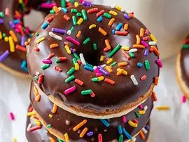 Donut glaseada de chocolate