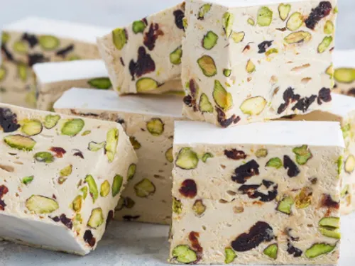 Barra de turrón de leche/ Turrón de leche