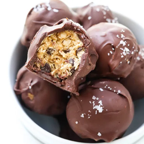 Chocolate con bolas de proteína