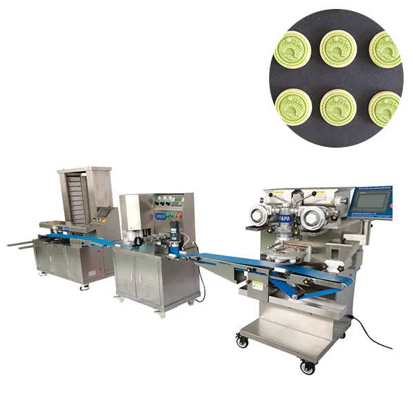 Línea de producción de galletas rellenas