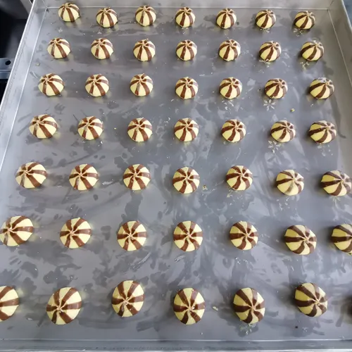 Línea de producción de galletas rellenas